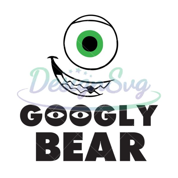 googly-bear-monster-inc-mike-wazowski-svg