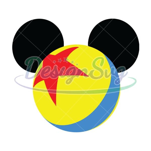 mickey-mouse-pixal-ball-head-svg