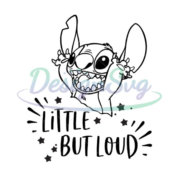 little-but-loud-stitch-svg