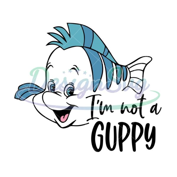 im-not-a-guppy-flounder-svg