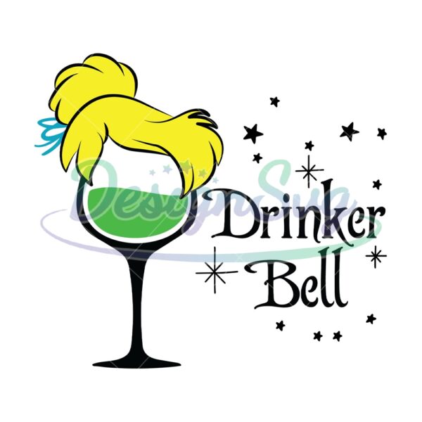 drinker-bell-disney-wine-svg