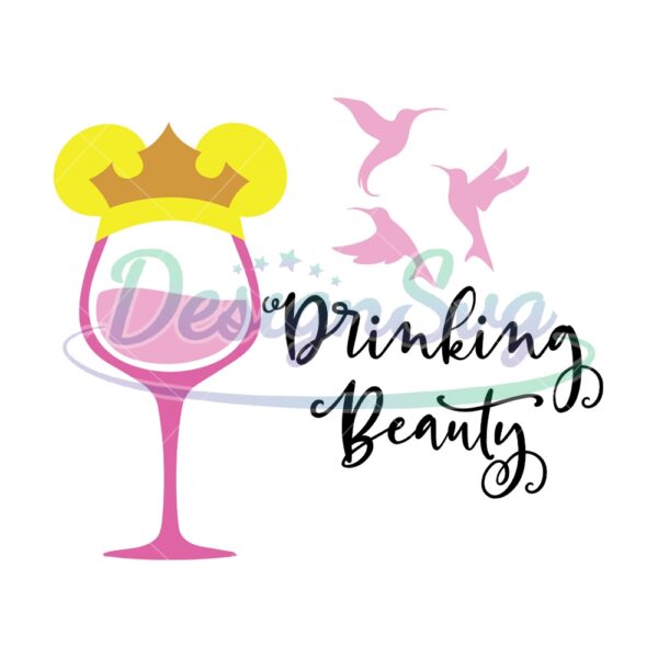 drinking-beauty-disney-wine-svg