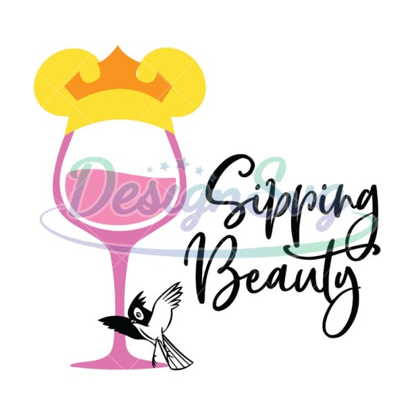 sipping-beauty-sleeping-beauty-svg