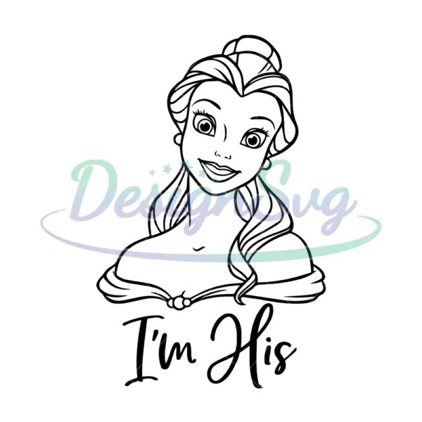 im-his-princess-belle-beauty-and-the-beast-svg