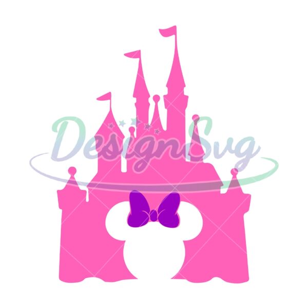 minnie-mouse-magic-kingdom-pink-svg