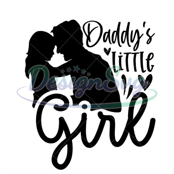 Daddys Little Girl Svg Dad And Daughter