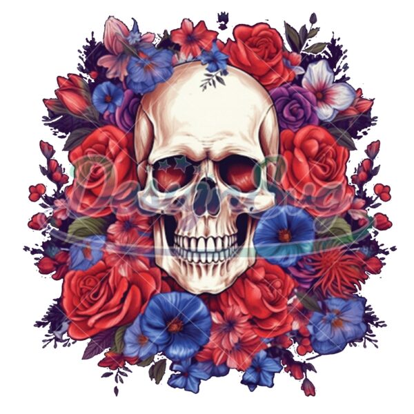 4th-of-july-patriotic-skull-flower-head-svg