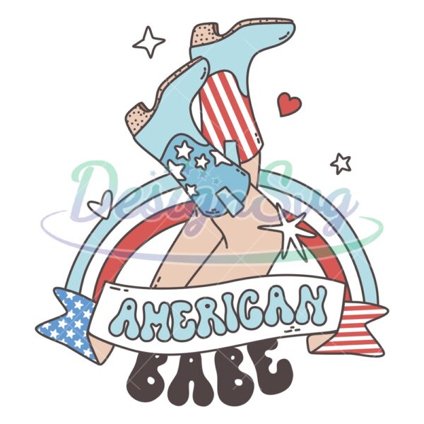 american-babe-4th-of-july-western-boots-svg