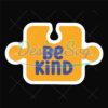 be-kind-autism-awareness-yellow-puzzle-svg