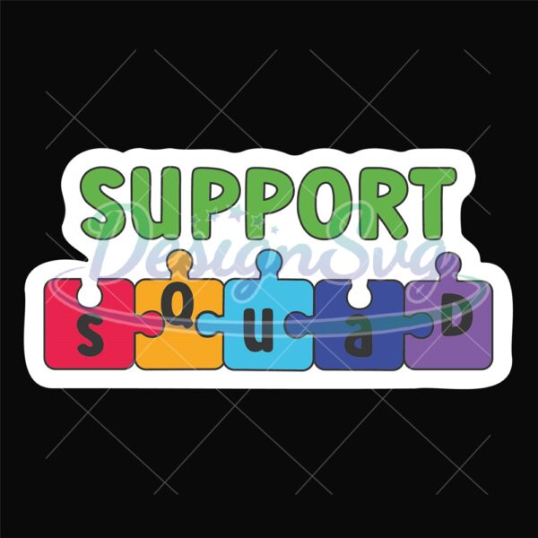 support-squad-autism-awareness-puzzle-svg