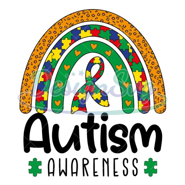autism-awareness-leopard-rainbow-puzzle-svg