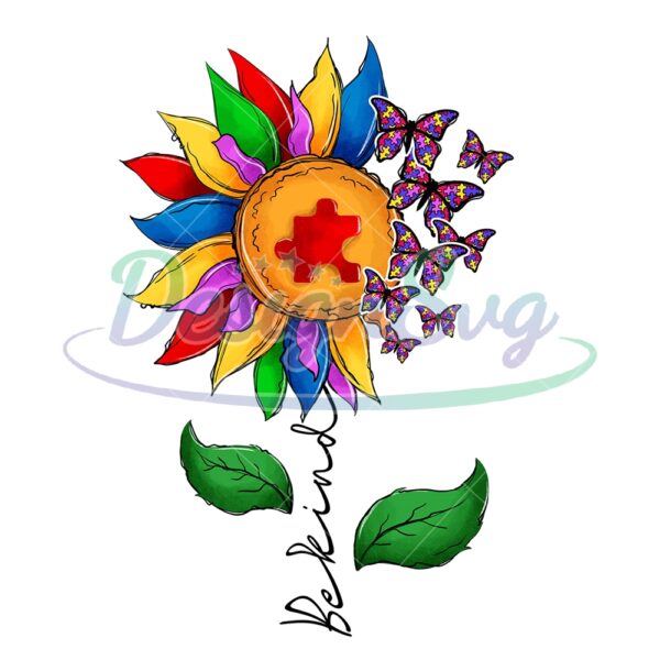 be-kind-autism-puzzle-sunflower-butterfly-png