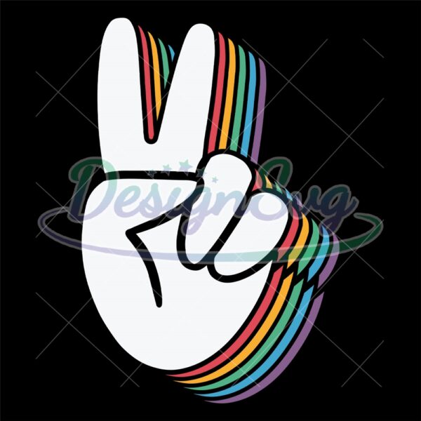 peace-sign-hand-autism-awareness-rainbow-svg