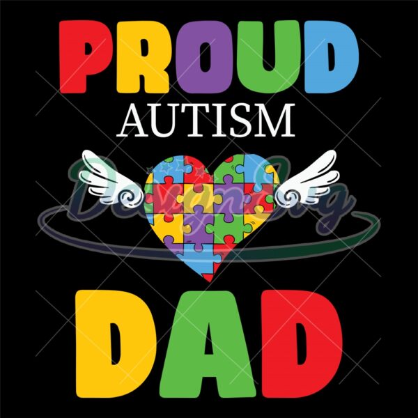 proud-autism-dad-angel-wing-heart-shape-puzzle-svg