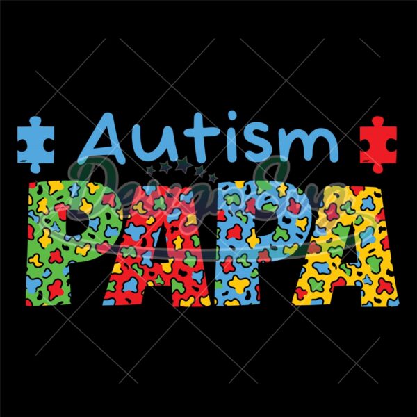 autism-papa-autism-puzzle-doodle-svg