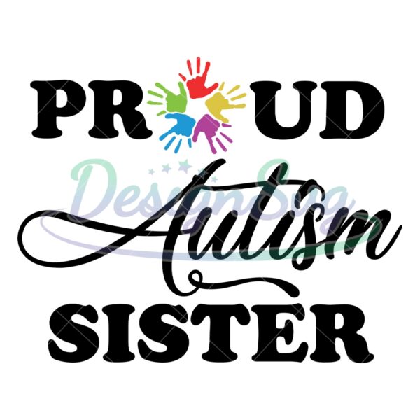 proud-autism-sister-rainbow-hand-puzzle-svg
