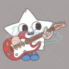 Cartoon Rock Star Patriotic Day SVG