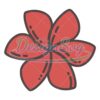 Tropical Red Flower Patriotic Day SVG
