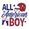 All American Boy Beer Cheering SVG
