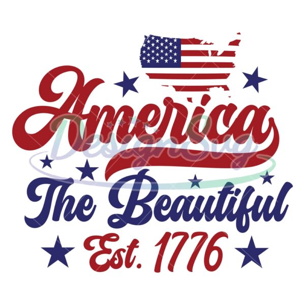 america-the-beautiful-est-1776-patriotic-flag-svg