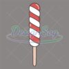 Red White Ice Cream Patriotic SVG