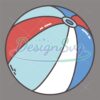 Patriotic Beach Ball 4th Of July SVG