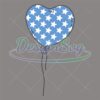 Patriotic Stars Doodle Balloon SVG