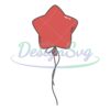 Patriotic Red Star Shape Balloon SVG