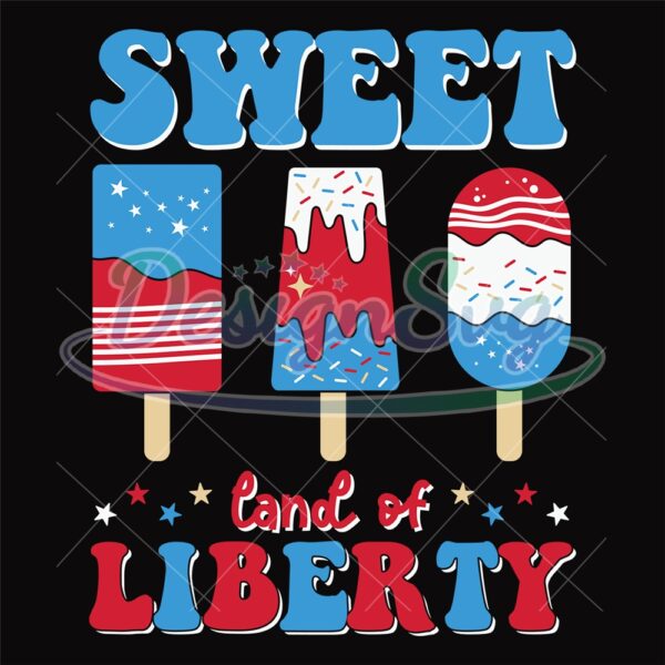 Sweet Lands Of Liberty Ice Cream SVG