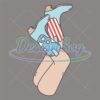 Patriotic Western Cowboy Boots SVG