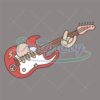 Patriotic Electric Guitar SVG