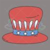 Patriotic Uncle Sam 4th Of July Day SVG