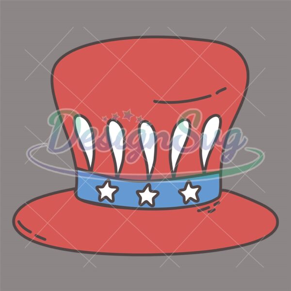 Patriotic Uncle Sam 4th Of July Day SVG