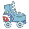 Patriotic Roller Skating 4th Of July SVG