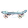 Patriotic Skateboard 4th Of July SVG