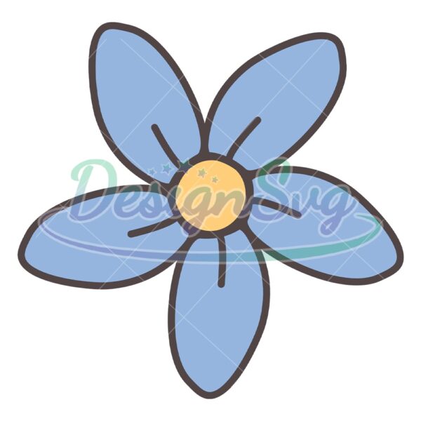 blue-aster-flower-4th-of-july-patriotic-day-svg