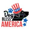 Dog Bless America Uncle John Hat SVG