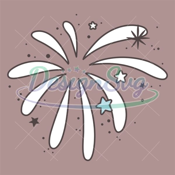 Firecrackers Doodle 4th Of July Patriotic SVG
