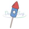 Star Firecracker 4th Of July Patriotic SVG
