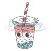 Cartoon Milktea 4th Of July Patriotic SVG