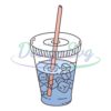 Blue Ice Drink 4th Of July Patriotic SVG