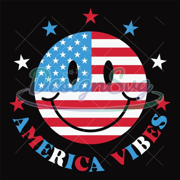 america-vibes-usa-flag-smiley-face-svg