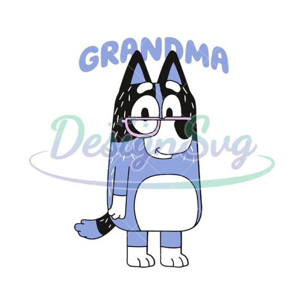 grandma-christine-heeler-bluey-family-svg