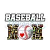 Baseball Mom 3D Design Leopard Sport PNG