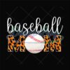 Baseball Mom Leopard Sport Softball PNG