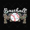 Baseball Mom Leopard Sport Softball PNG