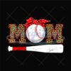 Mom Leopard Sport Red Bandana Softball PNG