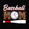Baseball Mom Bat Mother Day Sport PNG