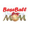 Baseball Mom Red Bandana Design Sport PNG