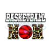 Basketball Mom Sport Leopard Print Design PNG